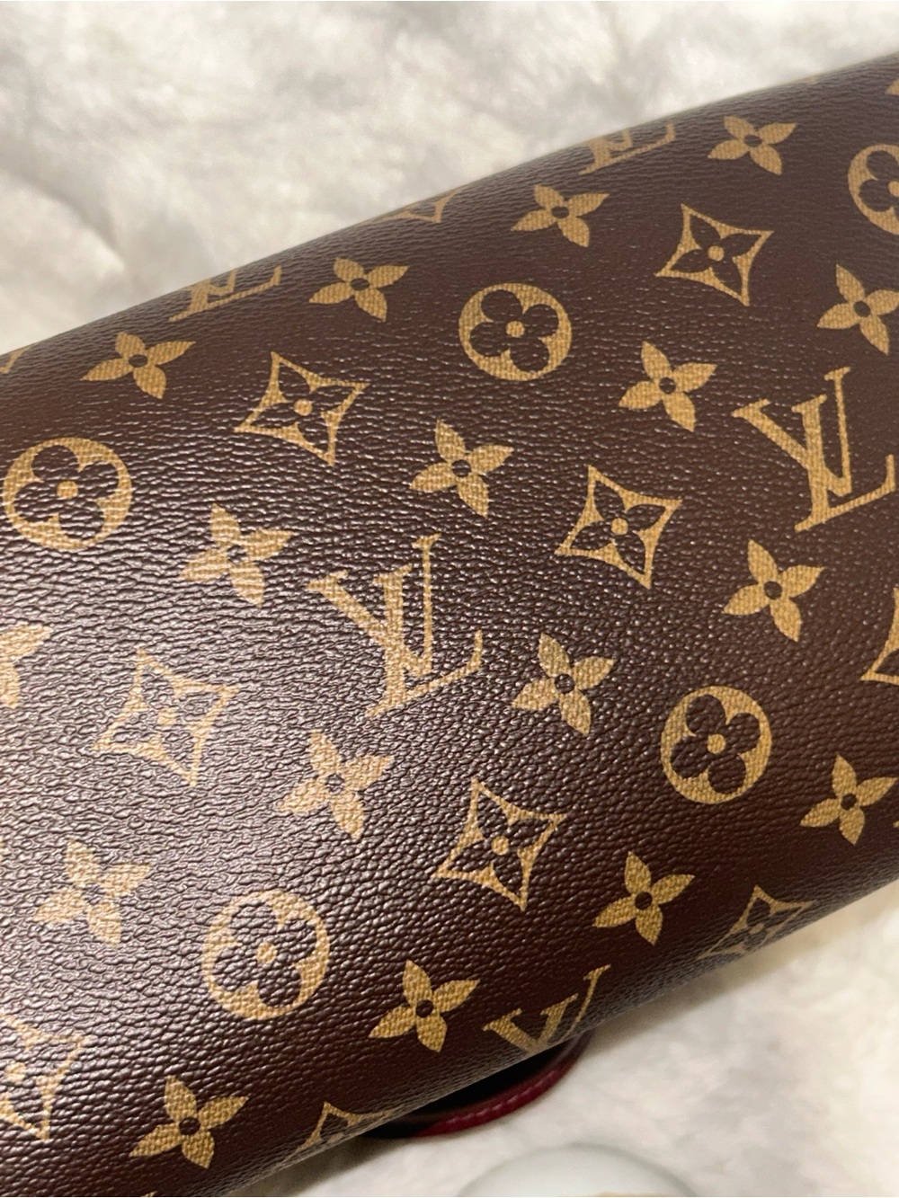 Louis Vuitton Monogram Canvas Flower Tote MM Bordeaux - Picture 12 of 16